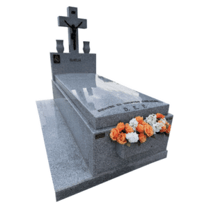 Granito Gris Quintana de 15 cms y tapa bombeada