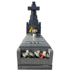 Granito Gris Quintana de 15 cms y tapa bombeada